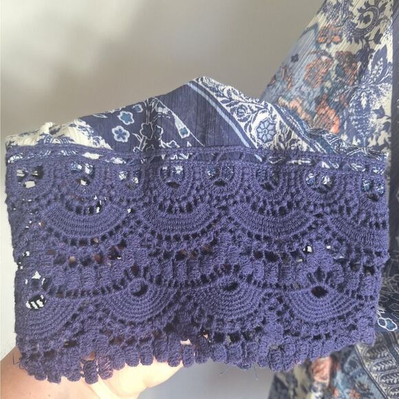 Rewind Womens Cover Up Cardigan Sheer Gypsy Hippie Chic Whimsigoth Fairy Large - Picture 5 of 10